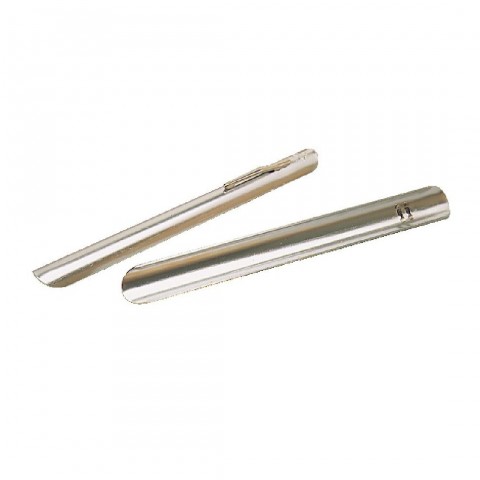 Ramasse-miette aluminium avec clip de fixation à la poche 15cm